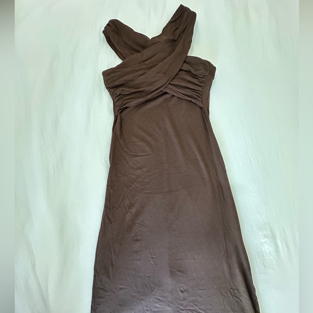 Chic Update Convertible Ruched Long Dress - Picture 7 of 11